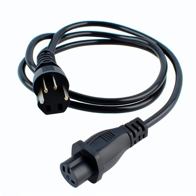 C20 naar C13 AC-netsnoer 10A 250V Zwart 1m