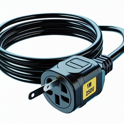 UK 3-pins verlengsnoer 1M 13A 250V AC stroomkabel
