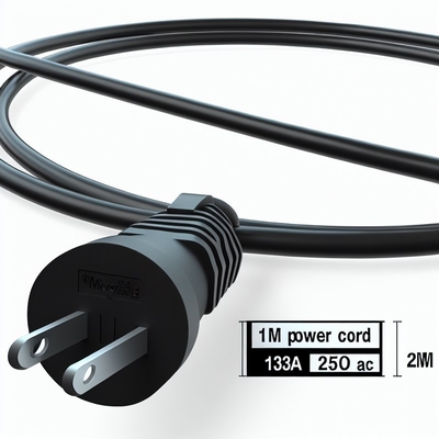 UK 3-pins verlengsnoer 1M 13A 250V AC stroomkabel