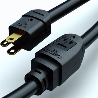 0.8M C7 tot en met C8 Power Cord 18AWG PVC Jacket ROHS gecertificeerd