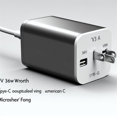 12V 3A Type C-stroomadapter 36W USB-C-oplader met globale ingang