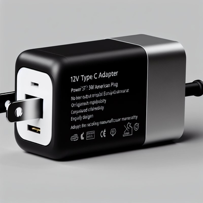 12V 3A Type C-stroomadapter 36W USB-C-oplader met globale ingang