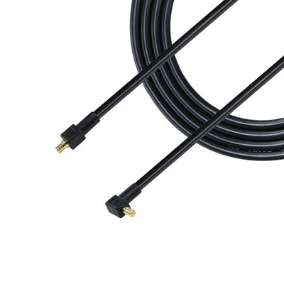 MCX Mannelijke naar MCX Mannelijke rechthoekige coaxkabel 50 Ohm RG316