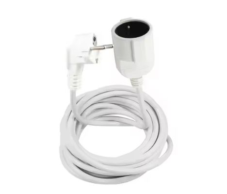 Geaarde 3-polige verlengsnoer voor computers en apparaten