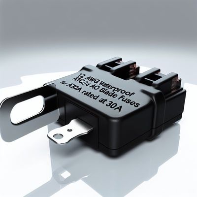 12 AWG waterdichte in-line zekeringhouder voor ATC/ATO meszekeringen 30A