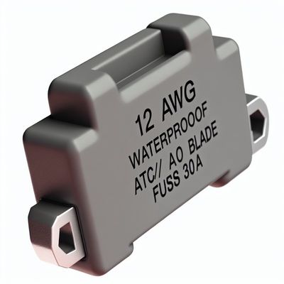 12 AWG waterdichte in-line zekeringhouder voor ATC/ATO meszekeringen 30A