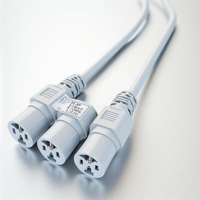 NEMA 5-15P naar 3-weg 5-15R Power Splitter SJTW 16AWG