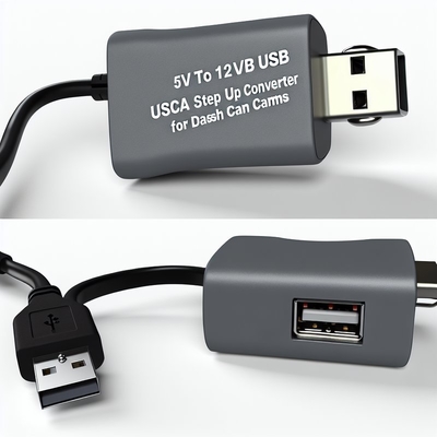 5V to 12V USB Car Adapter Step Up Converter for Dash Cams