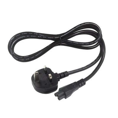UK BS 1363 tot en met IEC C5 Power Cord 250V 2.5A voor Laptop Adapter
