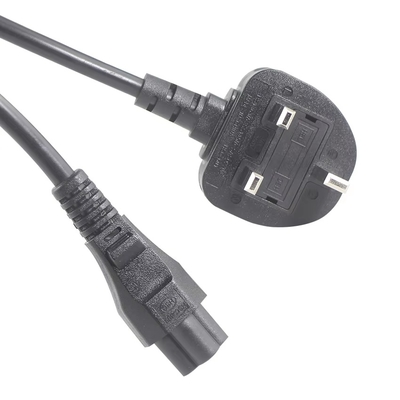 UK BS 1363 tot en met IEC C5 Power Cord 250V 2.5A voor Laptop Adapter