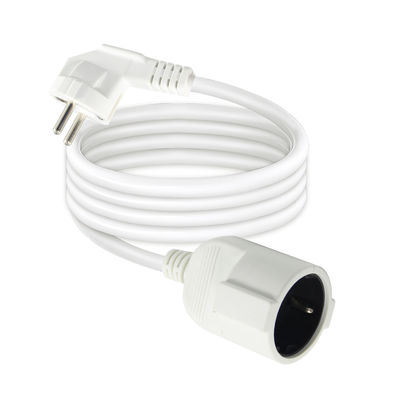 Schuko CEE 7 stekker naar contrastekker EU netsnoer 16A 250V