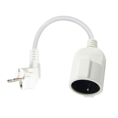 Schuko CEE 7 stekker naar contrastekker EU netsnoer 16A 250V