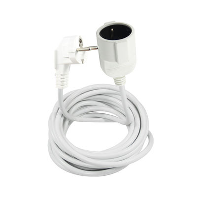 Schuko CEE 7 stekker naar contrastekker EU netsnoer 16A 250V