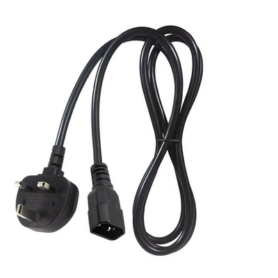 Vergrendelende Britse stekker naar IEC C14 netsnoer 1.8M 10A 250V
