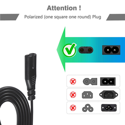 AU stekker naar C7 netsnoer 2-aderig 1.8M 240V voor elektronica