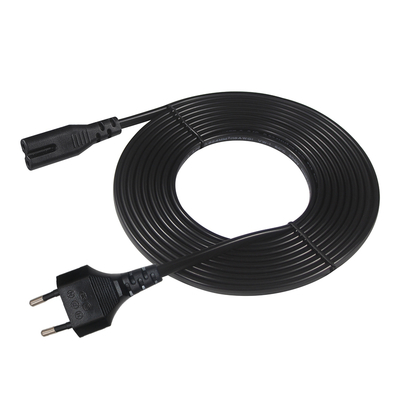EU 2-Pin naar C7-stroomkabel 2.5A 250V voor elektronica