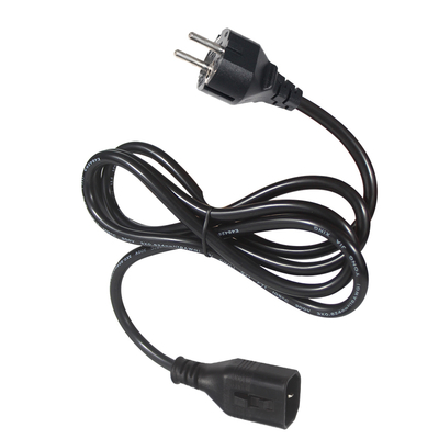 VDE H05VV-F 3G1.0mm² Schuko naar C14 netsnoer voor servers