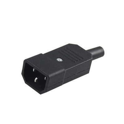 IEC C14 naar C5 Stroomadapter Zwart ABS Plug Converter