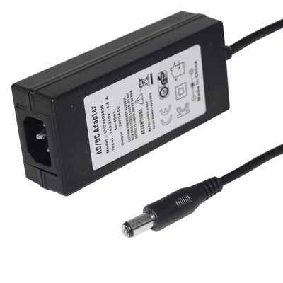 60W Desktop AC-DC Power Adapter IEC C8 Input voor LED en Netwerken