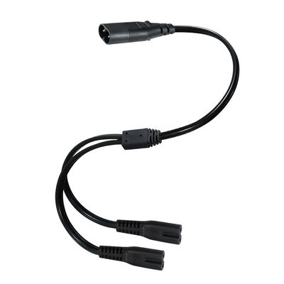 IEC 60320 C8 to 2x C7 Power Splitter Cable 1M PVC