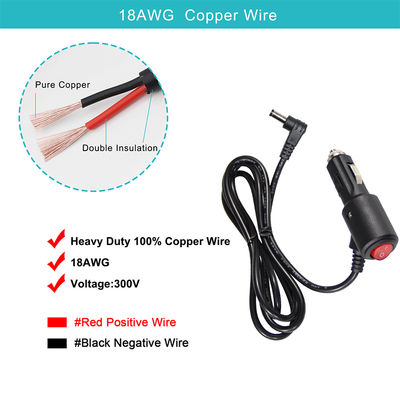 12V Autoverbinding Extender Multi Socket Splitter Adapter DC Verlengkabel voor Sigarettenversteker GPS Dash Cam