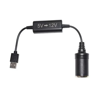 5V naar 12V USB Adapter Step-up Converter Kabel met Sigarettenaansteker Socket Booster Snoer voor Auto DVR GPS Camera Router Ventilator LED