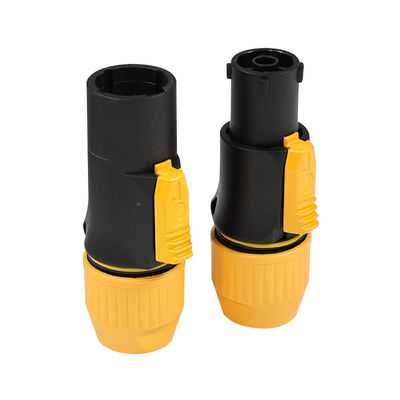 PowerCON Male to Female Connector, AC Locking Power Cable Connector 20A 250V for Stage Lighting, Audio Equipment, Sound System