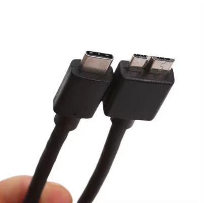 Type c Male to Micro B Cable High Speed Data Transfer Cord for External Hard Drive HDD Enclosure, Camera, Mobile Storage