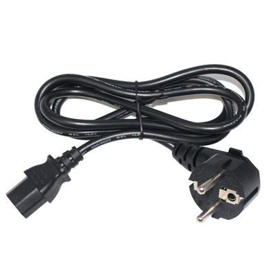 2 pinnen wisselstroomstroomkabel Europese stroomkabels met IEC C13-connector PVC-jas