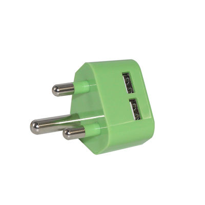 5V 2.1A USB-stroomadapter voor mobiele telefoons met Zuid-Afrikaanse India Plug