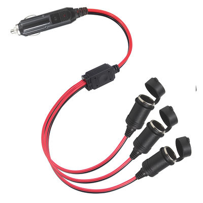 1 man tot 3 vrouwen auto sigaretten verlengsnoer lont 15A 16AWG stroomdraad OEM ODM