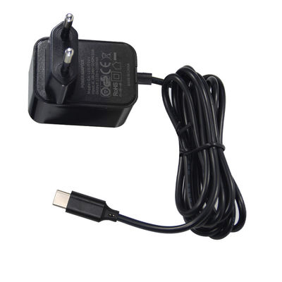 USB C 12V 3A EU-stroomadaptersSwitching Transformer Universele 3A-stroomadapter 12V Wandoplader EU 2Pin