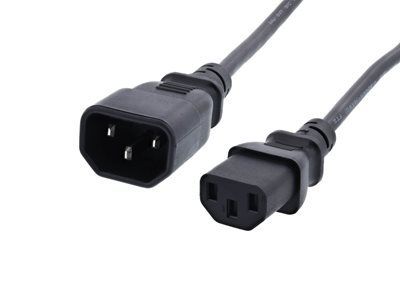Betrouwbare 3 meter C13 stroomkabel voor standaard computer- en monitoraansluitingen