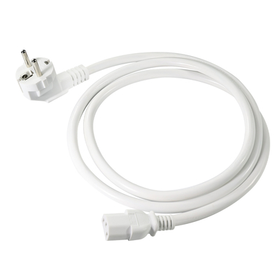 EU 3-pins stekker naar IEC C13 netsnoer - Europese stroomkabel voor computer, monitor, printer, adapter, 250V 10A