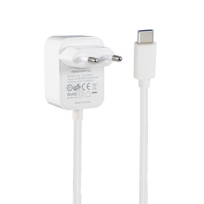 12V 1A EU USB-C-voedingsadapter met kabel van 1 m